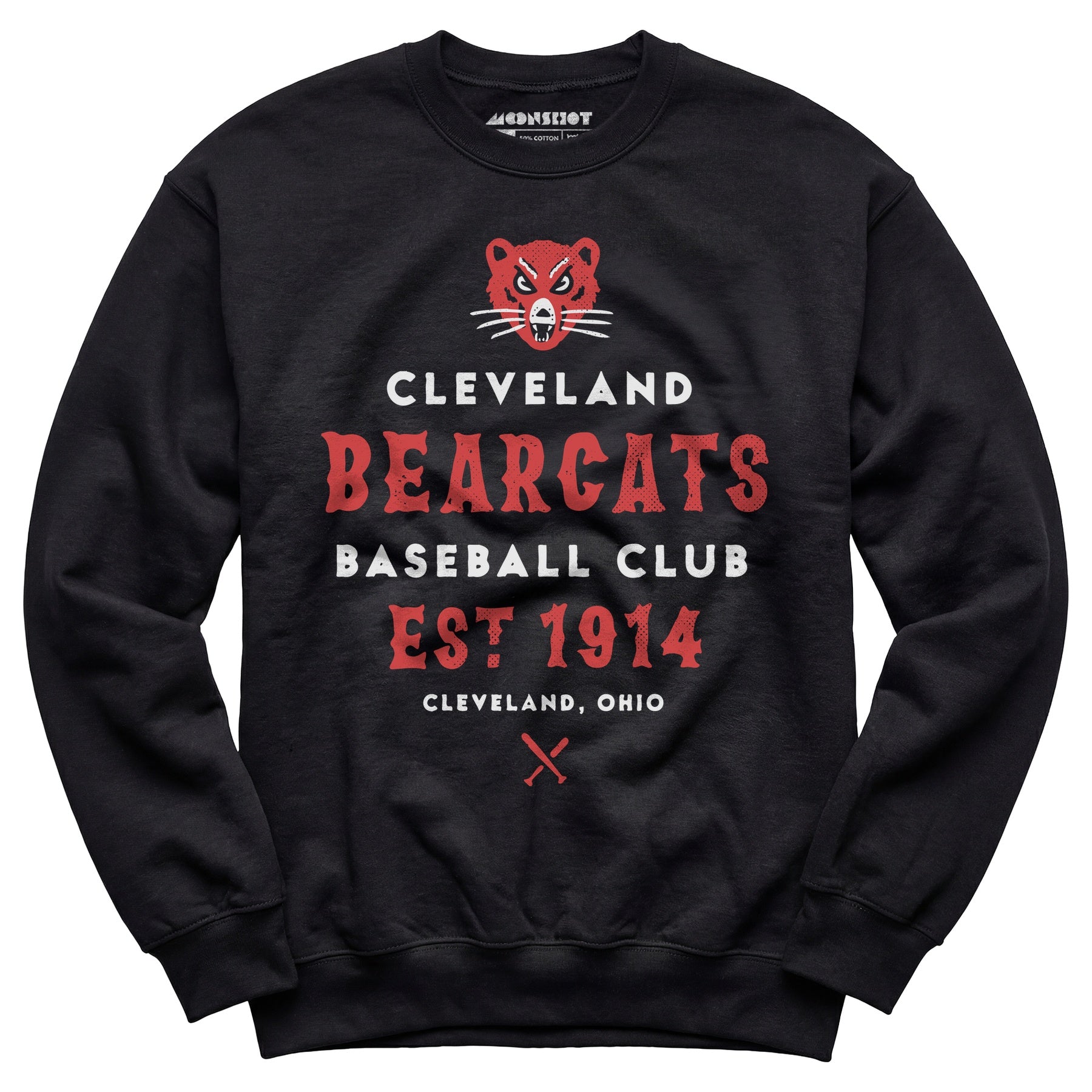 Cleveland Bearcats - Ohio - Vintage Defunct Baseball Teams - Unisex Sweatshirt