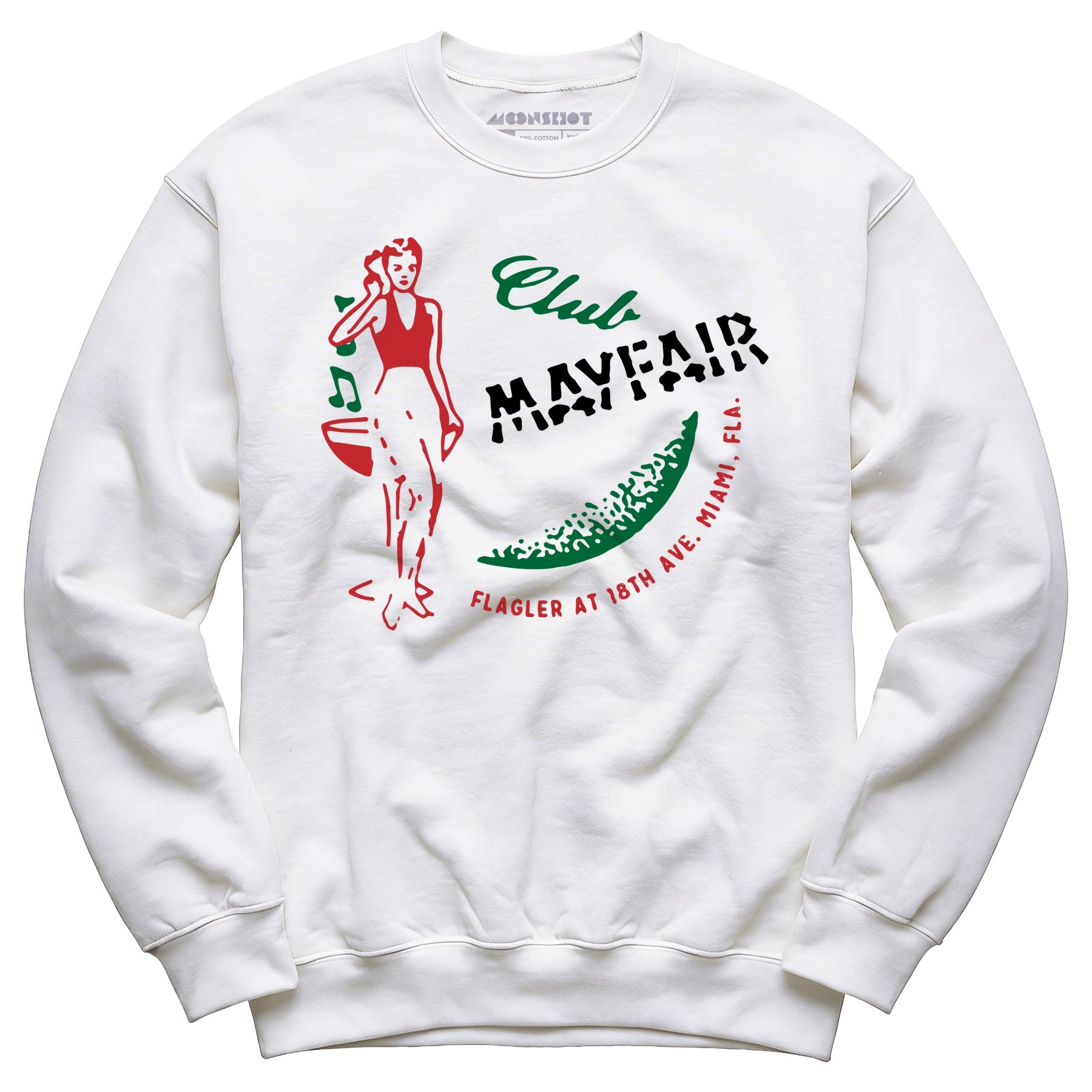 Club Mayfair - Miami, FL - Vintage Restaurant - Unisex Sweatshirt