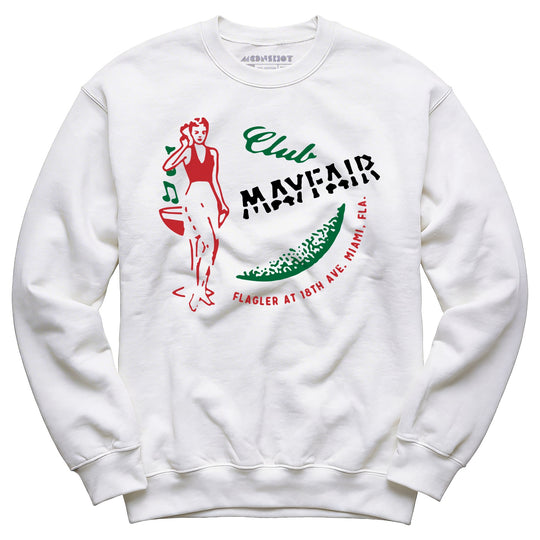 Club Mayfair - Miami, FL - Vintage Restaurant - Unisex Sweatshirt
