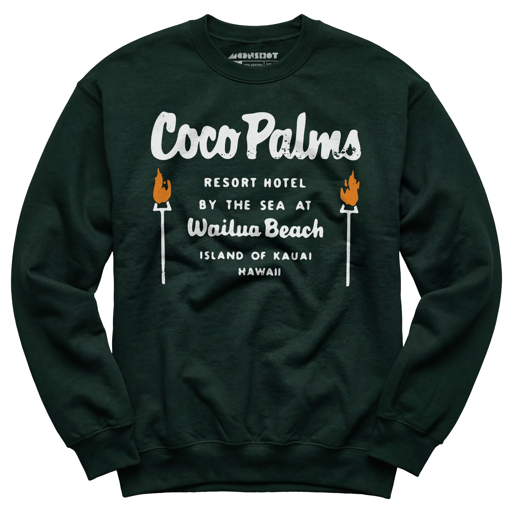 Coco Palms - Hawaii - Vintage Tiki Bar - Unisex Sweatshirt
