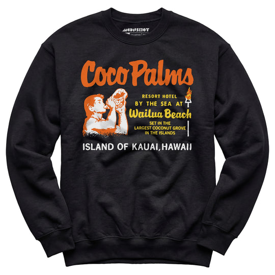 Coco Palms v2 - Hawaii - Vintage Tiki Bar - Unisex Sweatshirt