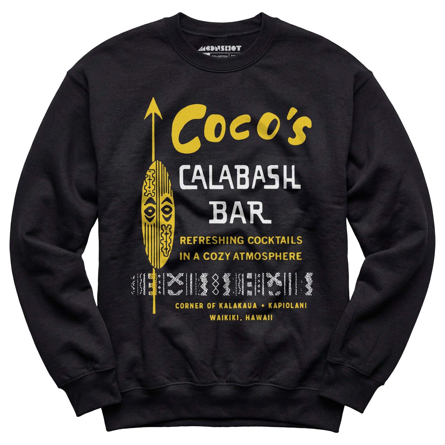 Coco's Calabash Bar - Waikiki, HI - Vintage Tiki Bar - Unisex Sweatshirt