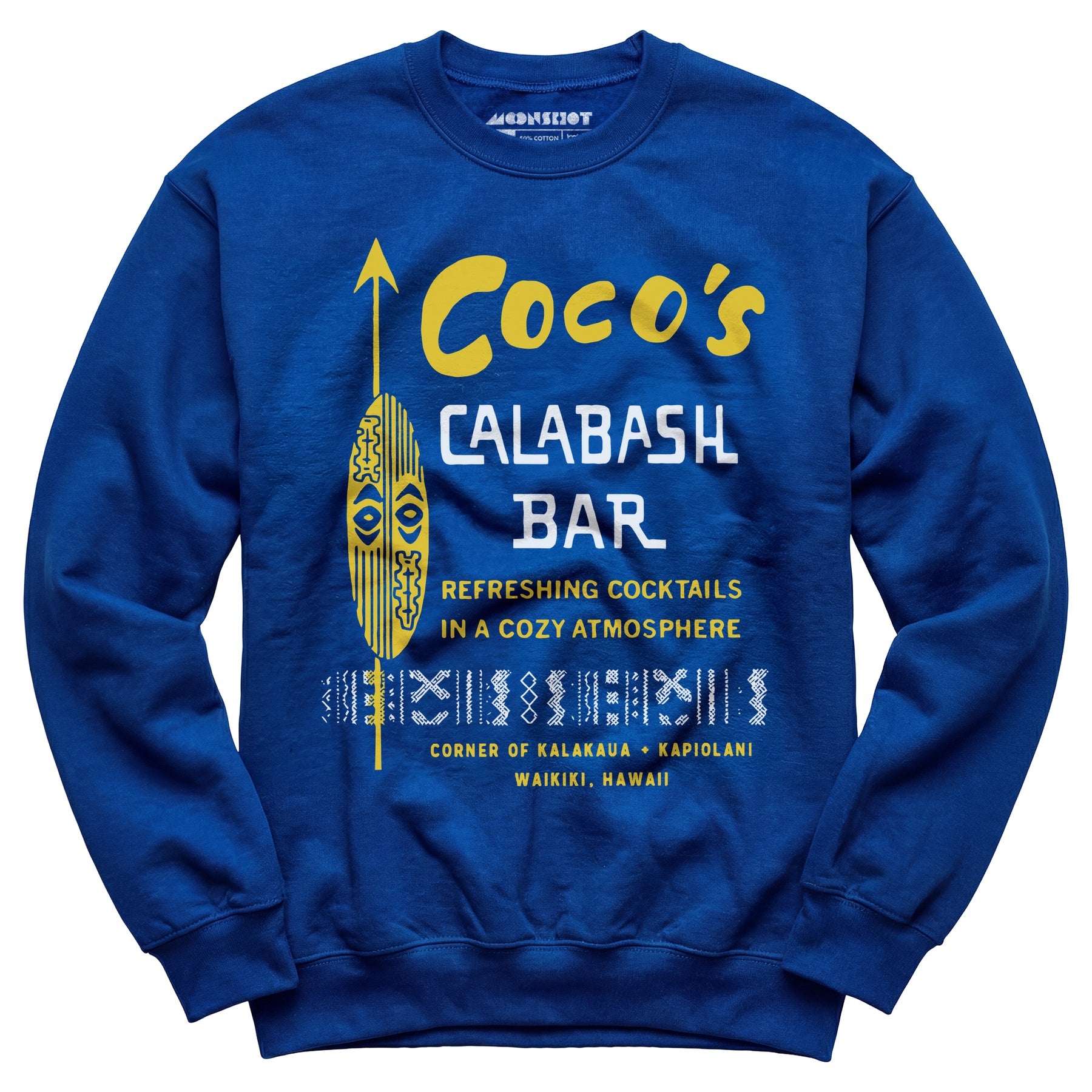 Coco's Calabash Bar - Waikiki, HI - Vintage Tiki Bar - Unisex Sweatshirt