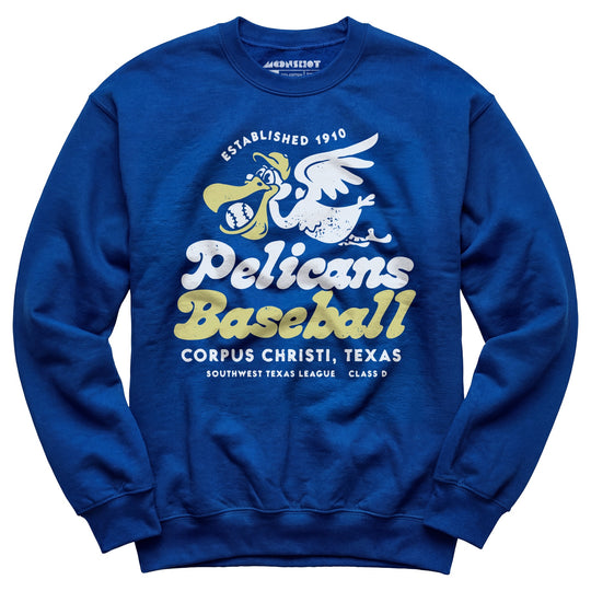 Corpus Christi Pelicans - Texas - Vintage Defunct Baseball Teams - Unisex Sweatshirt
