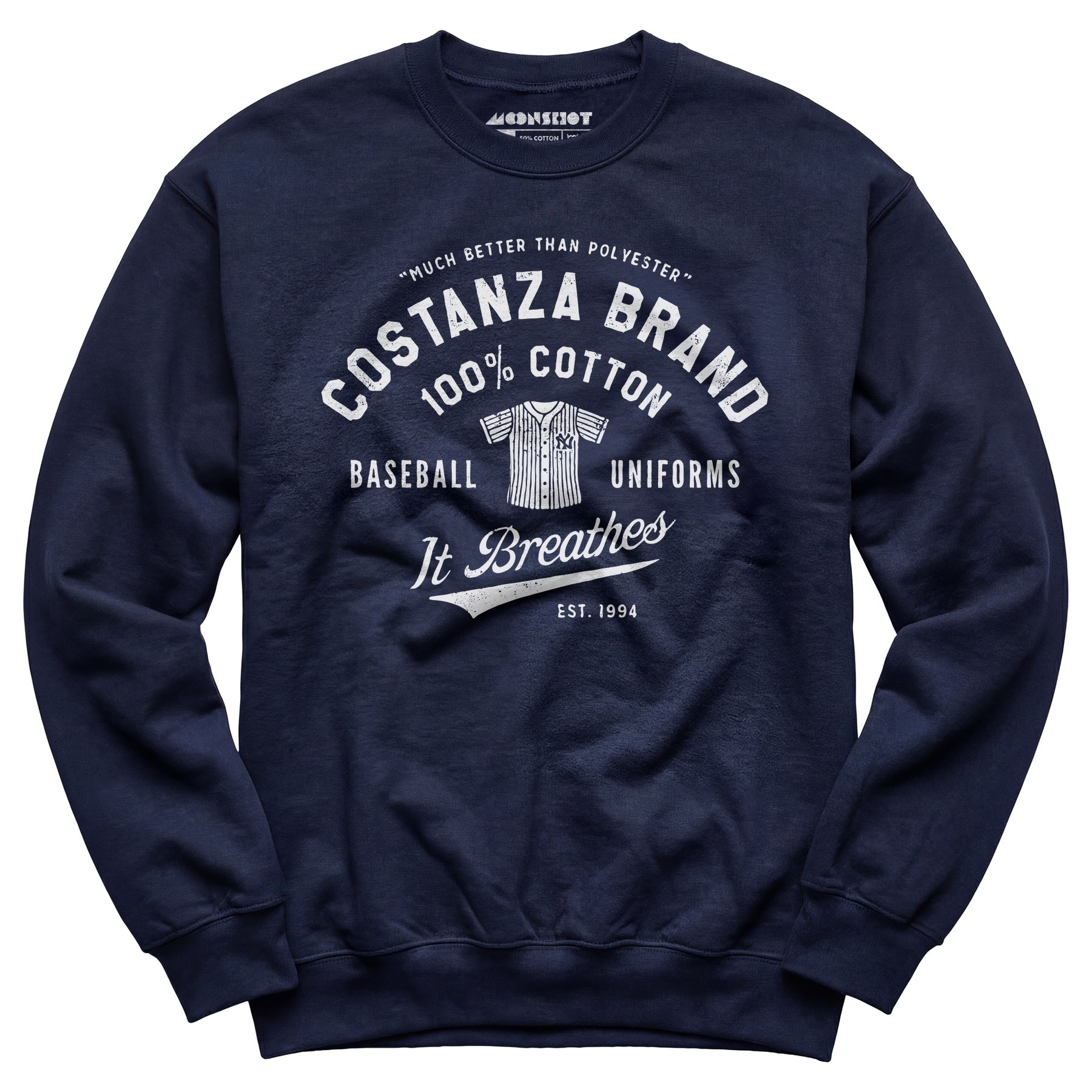 Costanza Brand Cotton Baseball Uniforms - Unisex Sweatshirt
