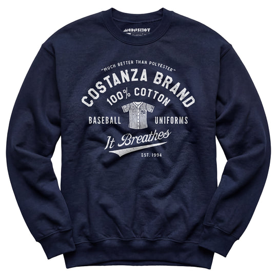 Costanza Brand Cotton Baseball Uniforms - Unisex Sweatshirt