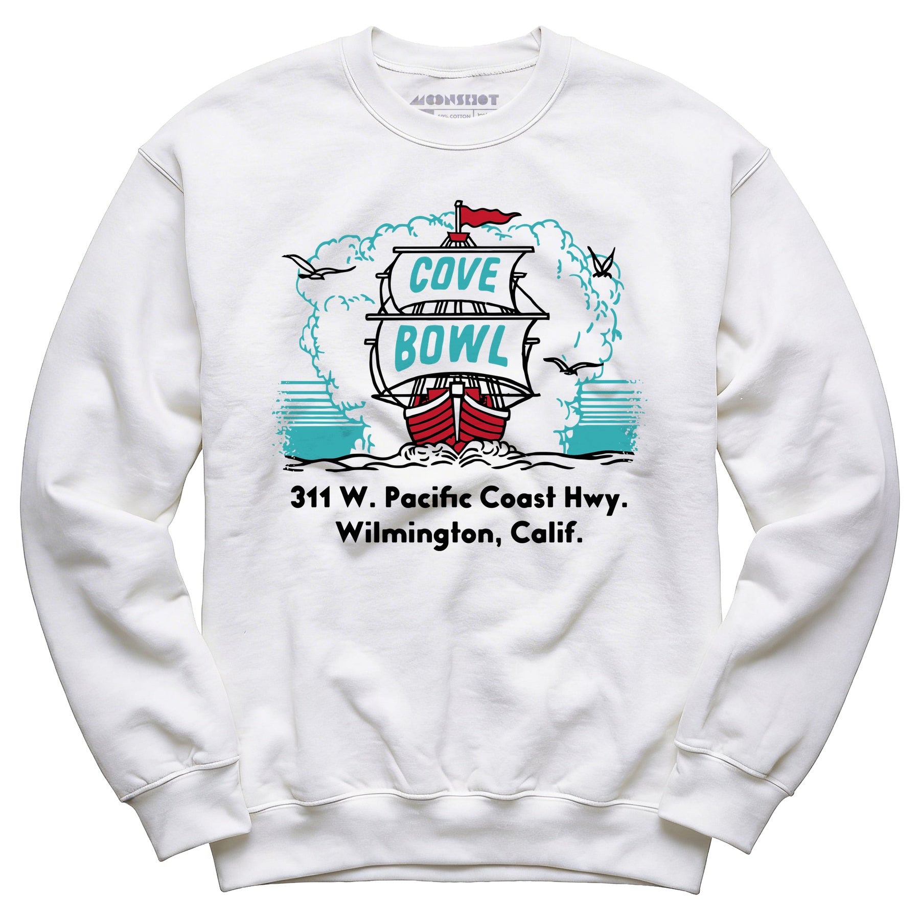 Cove Bowl - Wilmington, CA - Vintage Bowling Alley - Unisex Sweatshirt