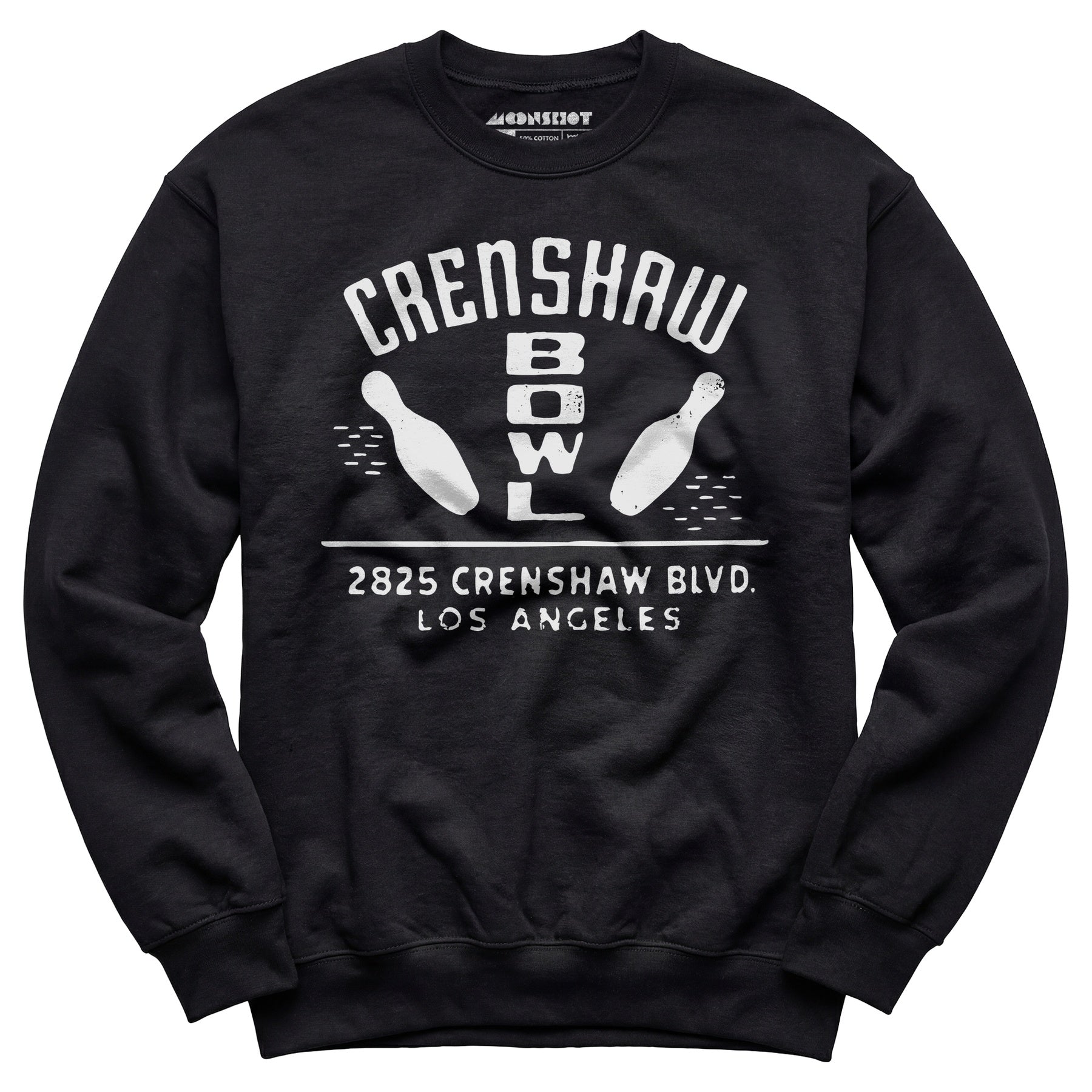Crenshaw Bowl - Los Angeles, CA - Vintage Bowling Alley - Unisex Sweatshirt