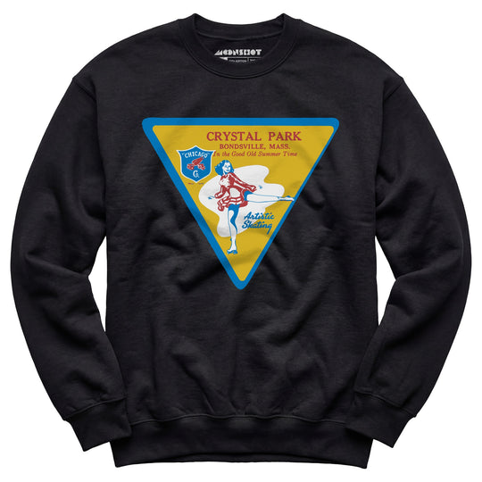 Crystal Park - Bondsville, MA - Vintage Roller Rink - Unisex Sweatshirt