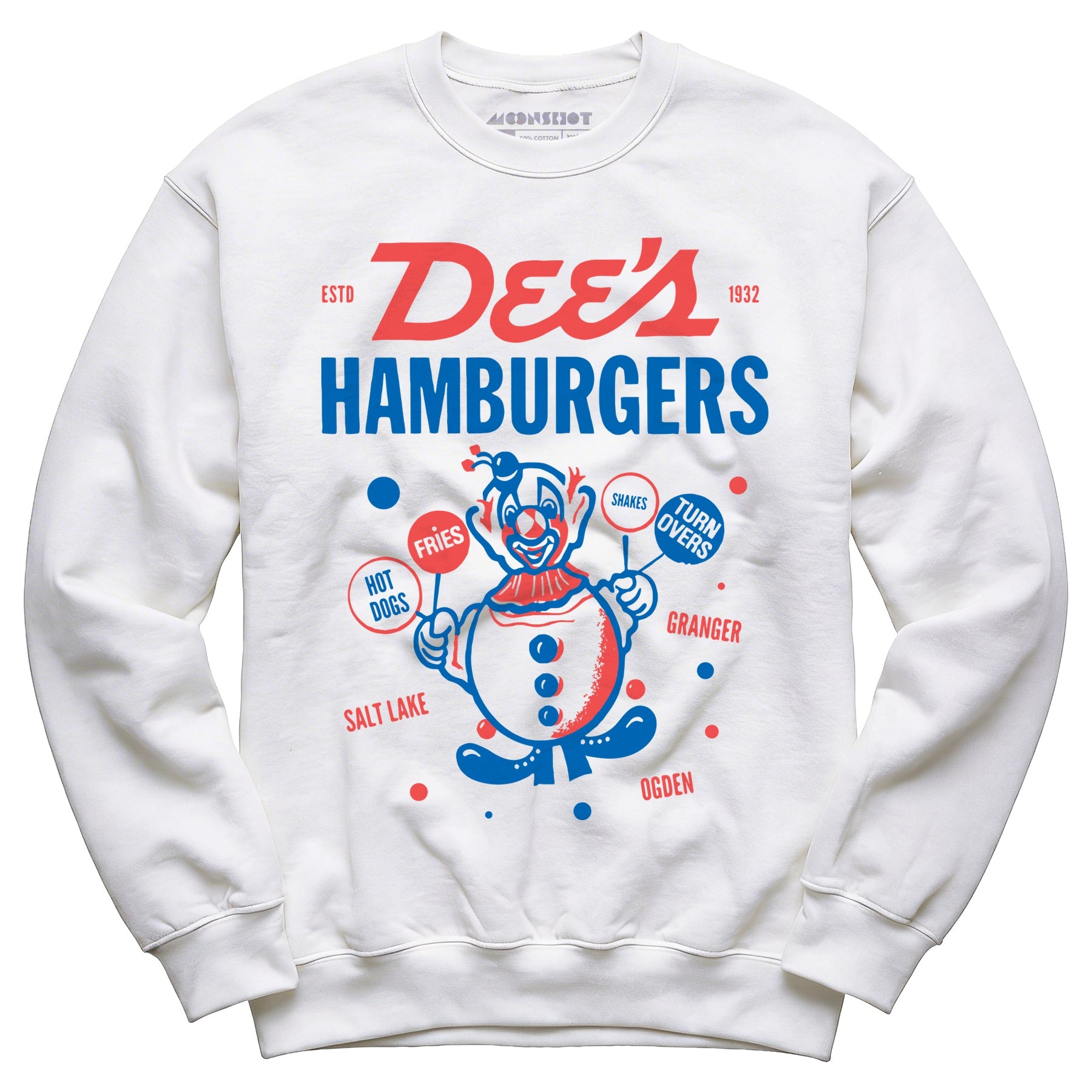 Dee's Hamburgers - Salt Lake City, UT - Vintage Restaurant - Unisex Sweatshirt