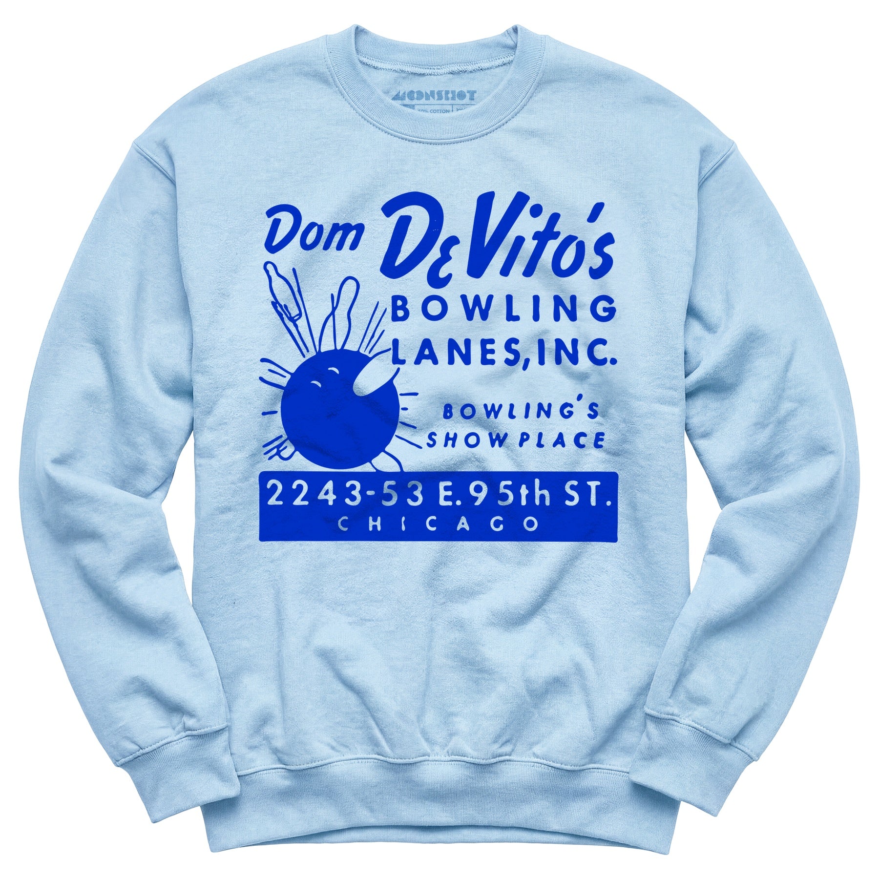 Dom DeVito's - Chicago, IL - Vintage Bowling Alley - Unisex Sweatshirt