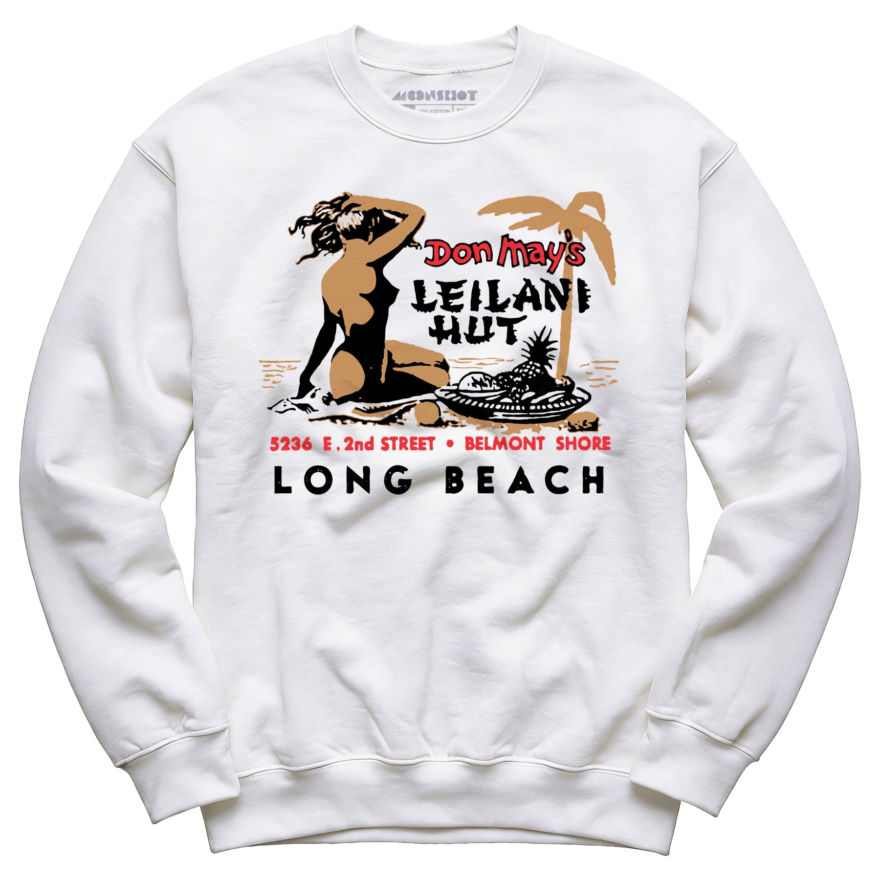Don May's Leilani Hut - Belmont Shore, CA - Vintage Tiki Bar - Unisex Sweatshirt