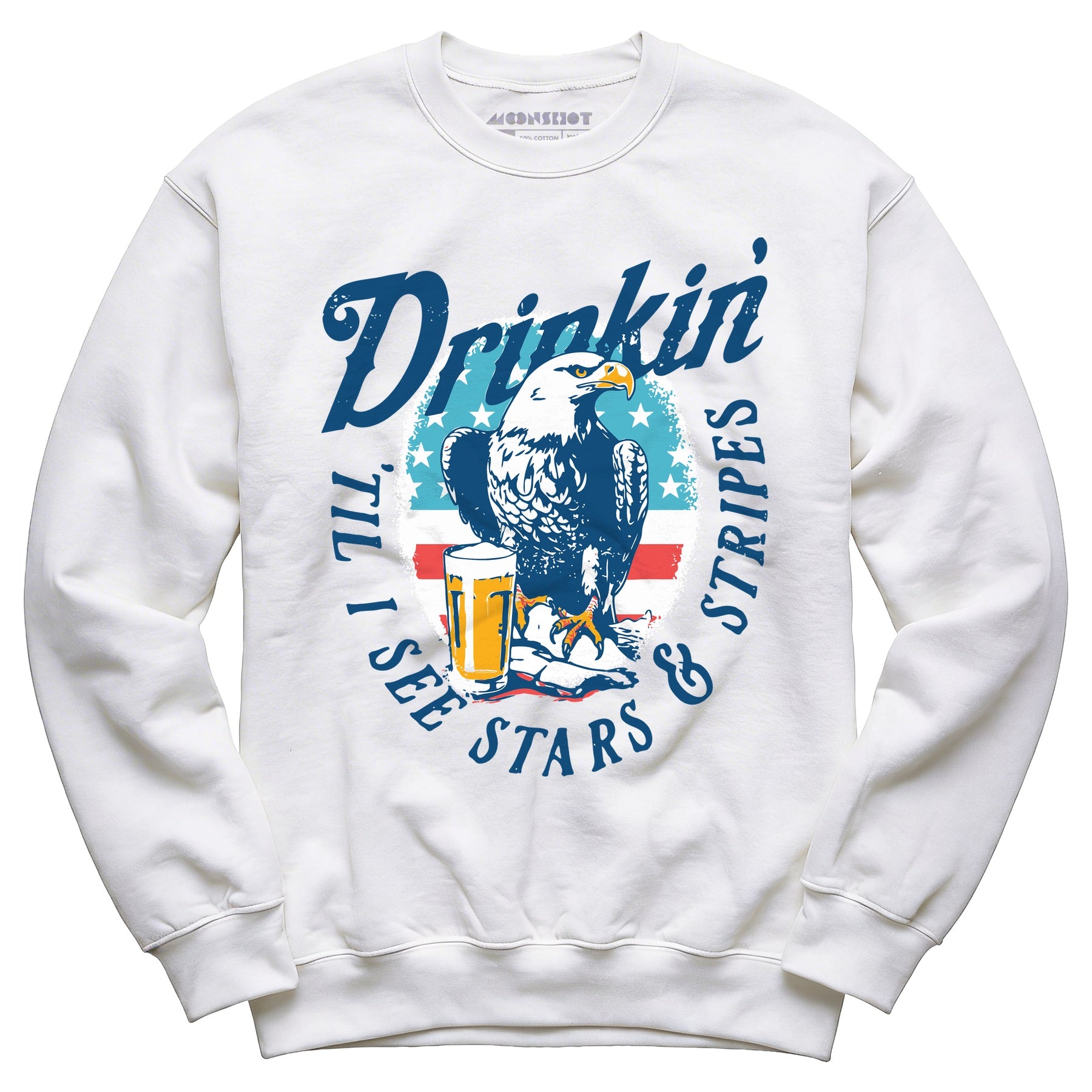 Drinkin' 'Til I See Stars & Stripes - Unisex Sweatshirt