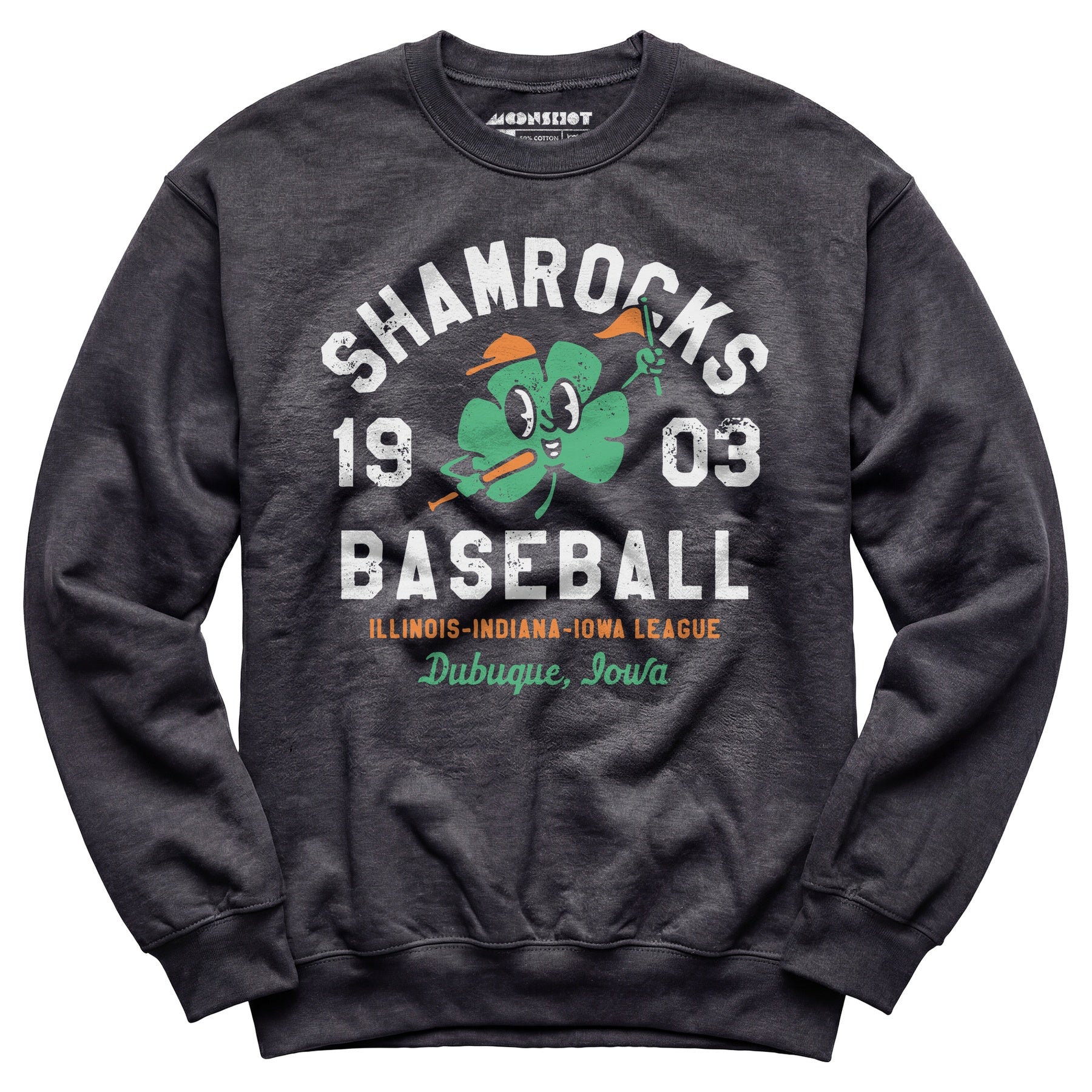 Dubuque Shamrocks - Iowa - Vintage Defunct Baseball Teams - Unisex Sweatshirt