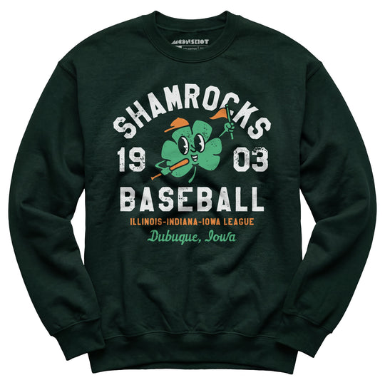 Dubuque Shamrocks - Iowa - Vintage Defunct Baseball Teams - Unisex Sweatshirt