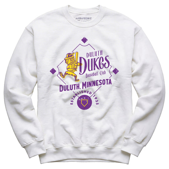Duluth Dukes - Minnesota - Vintage Defunct Baseball Teams - Unisex Sweatshirt