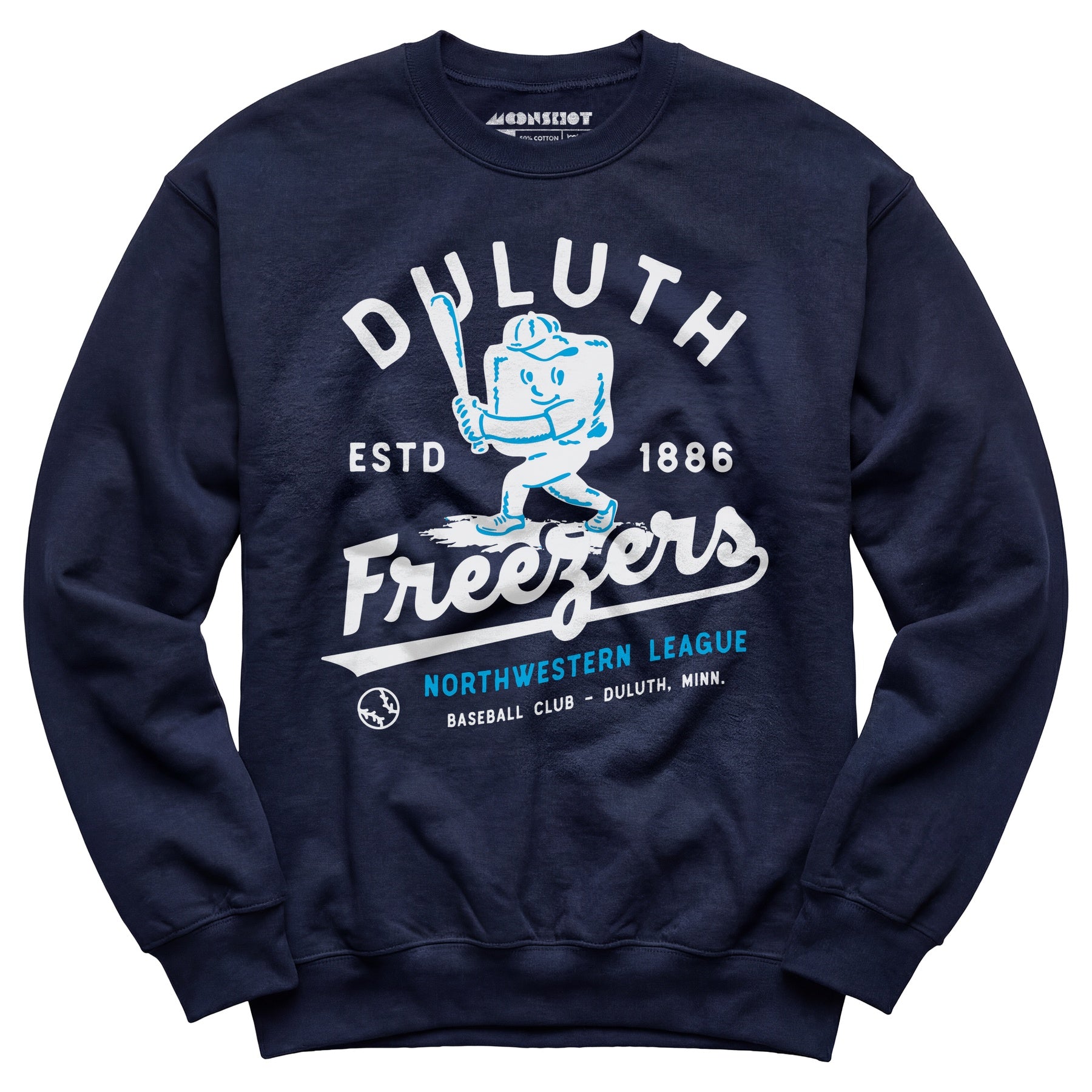 Duluth Freezers - Minnesota - Vintage Defunct Baseball Teams - Unisex Sweatshirt