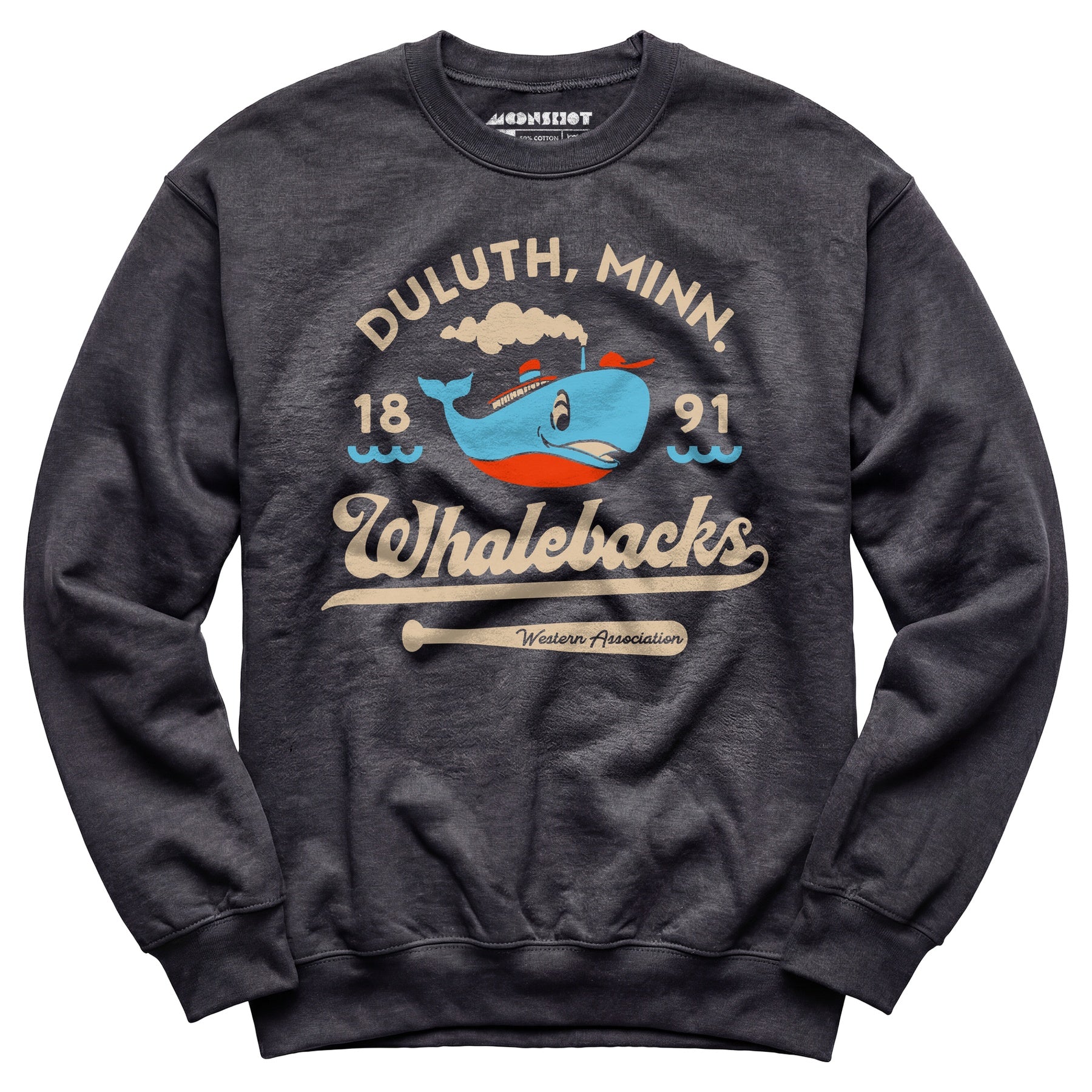 Duluth Whalebacks - Minnesota - Vintage Defunct Baseball Teams - Unisex Sweatshirt
