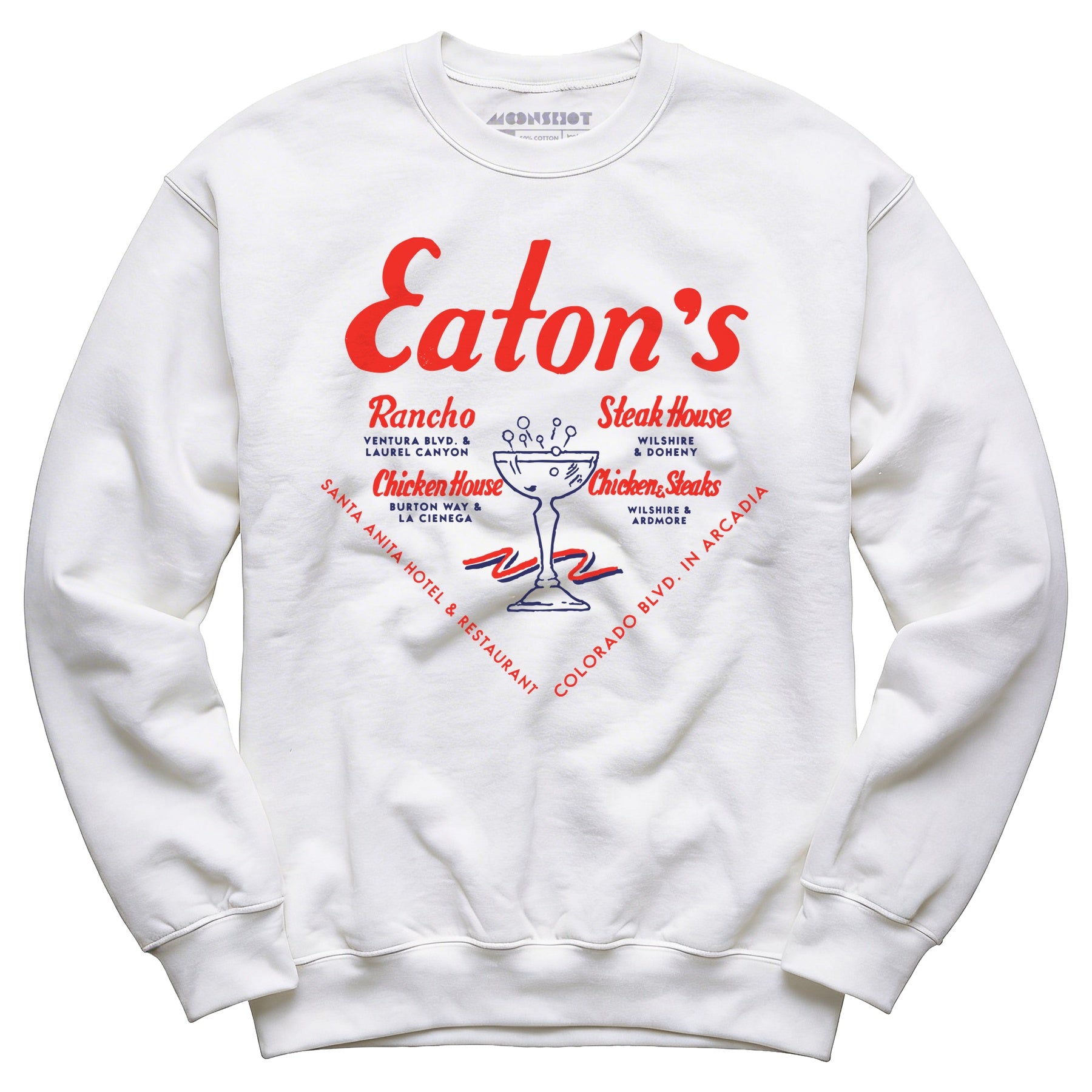 Eatons Restaurants - Los Angeles, CA - Vintage Restaurant - Unisex Sweatshirt