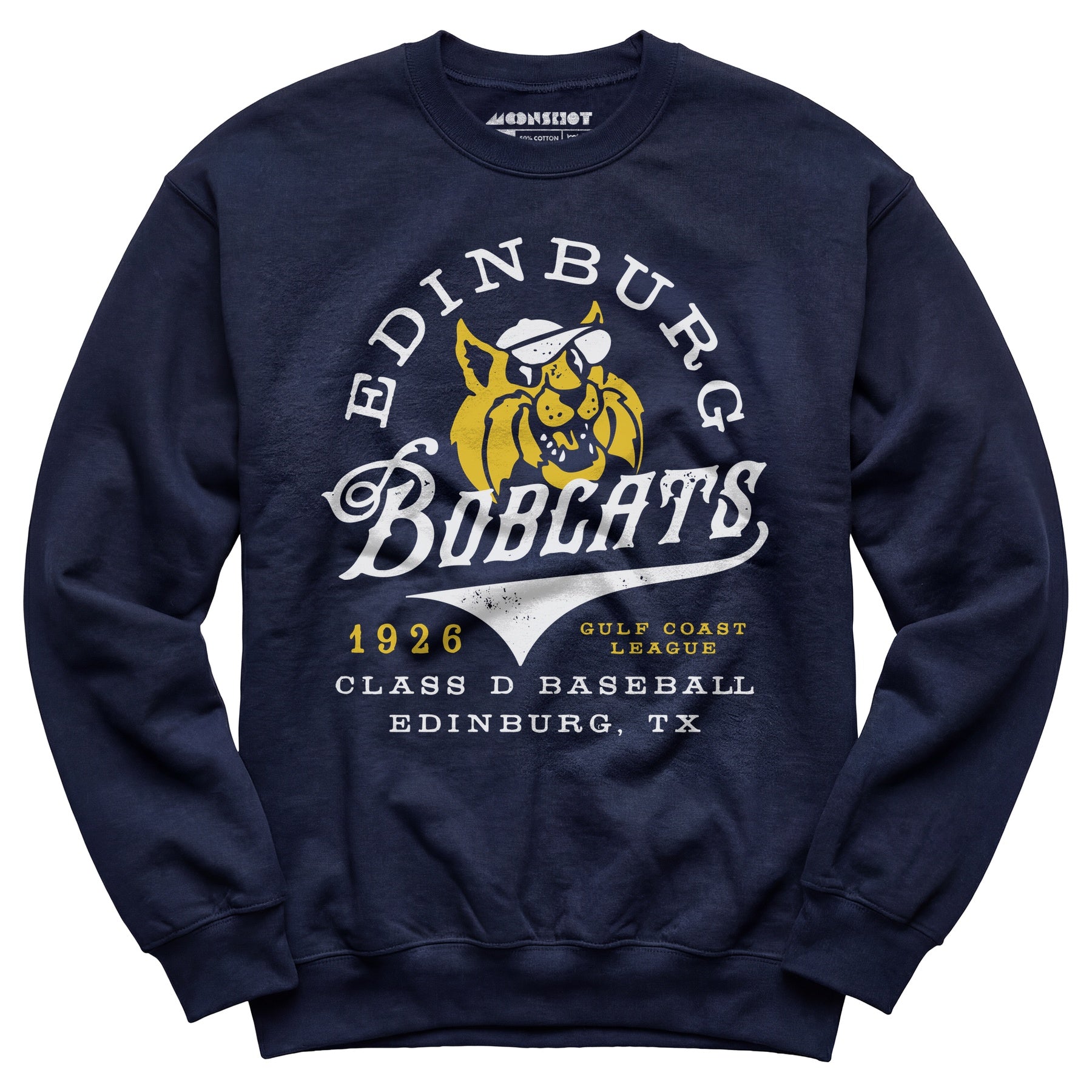 Edinburg Bobcats - Texas - Vintage Defunct Baseball Teams - Unisex Sweatshirt