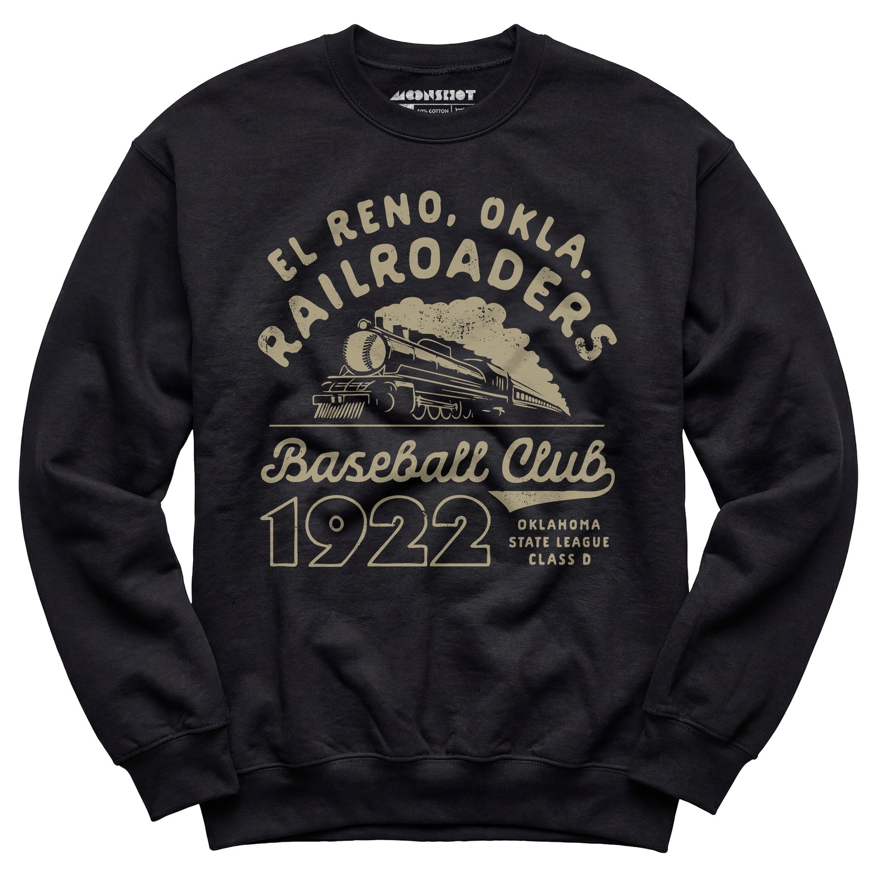 El Reno Railroaders - Oklahoma - Vintage Defunct Baseball Teams - Unisex Sweatshirt