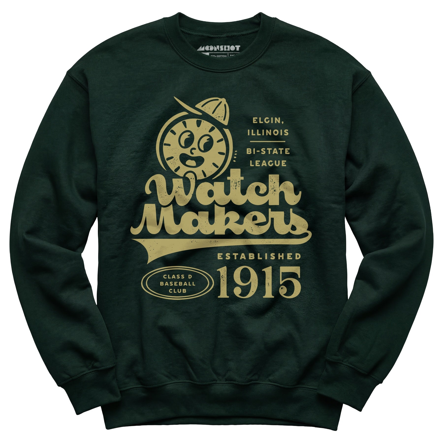 Elgin Watch Makers - Illinois - Vintage Defunct Baseball Teams - Unisex Sweatshirt