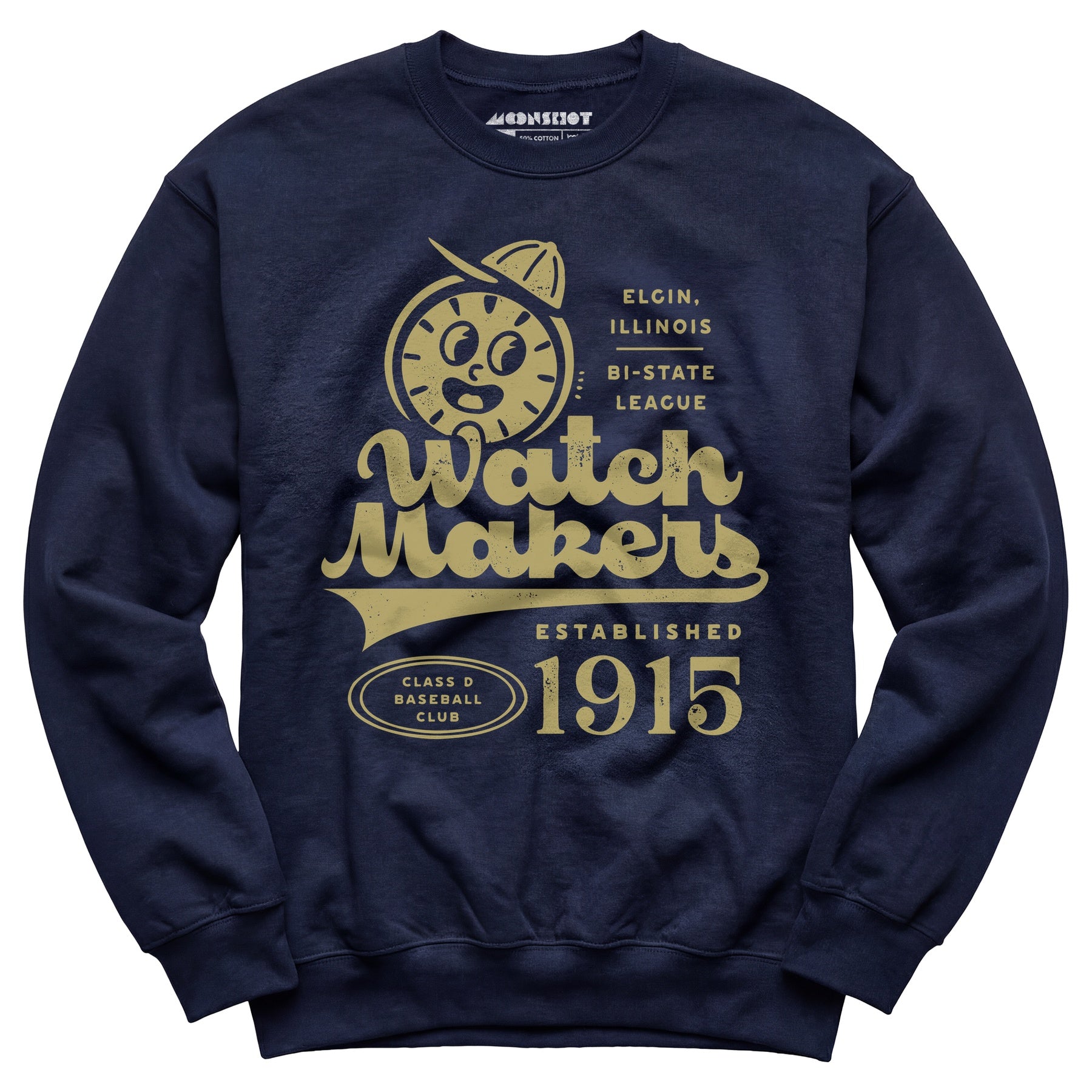Elgin Watch Makers - Illinois - Vintage Defunct Baseball Teams - Unisex Sweatshirt