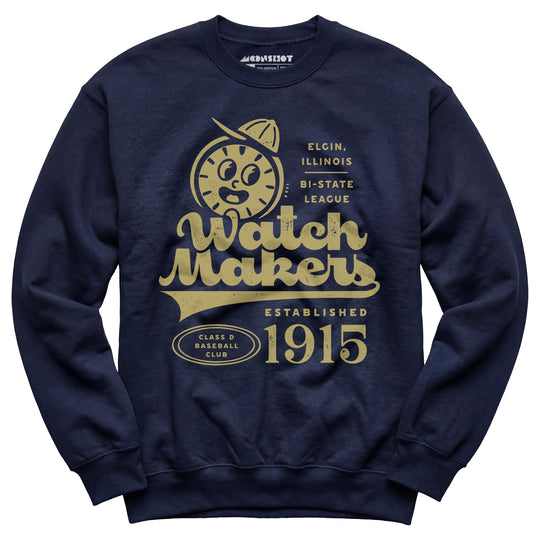 Elgin Watch Makers - Illinois - Vintage Defunct Baseball Teams - Unisex Sweatshirt