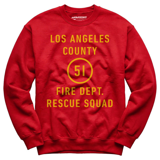 Emergency - Los Angeles County Fire Dept. Squad 51 - Unisex Sweatshirt