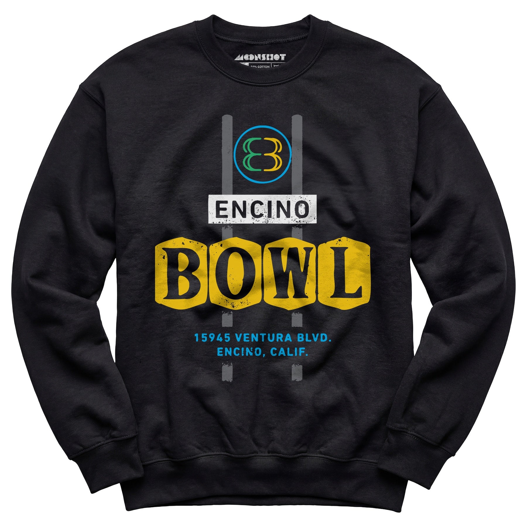 Encino Bowl - Encino, CA - Vintage Bowling Alley - Unisex Sweatshirt