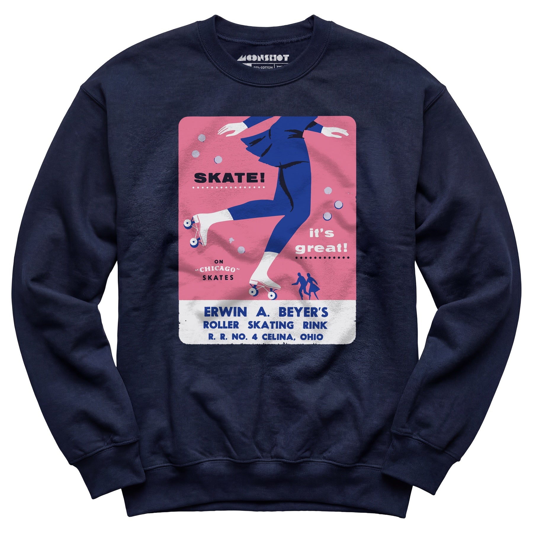 Erwin A. Beyer's - Celina, OH - Vintage Roller Rink - Unisex Sweatshirt