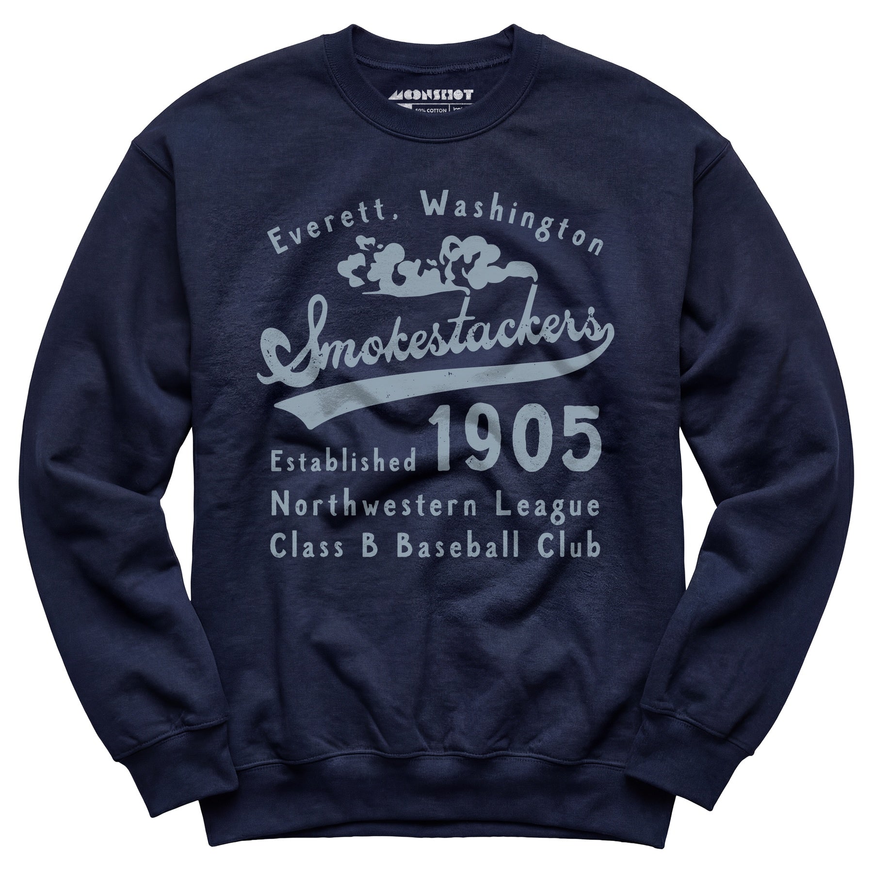 Everett Smokestackers - Washington - Vintage Defunct Baseball Teams - Unisex Sweatshirt