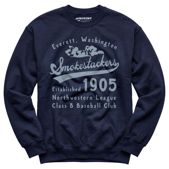 Everett Smokestackers - Washington - Vintage Defunct Baseball Teams - Unisex Sweatshirt