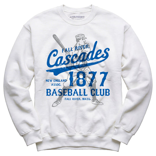 Fall River Cascades - Massachusetts - Vintage Defunct Baseball Teams - Unisex Sweatshirt