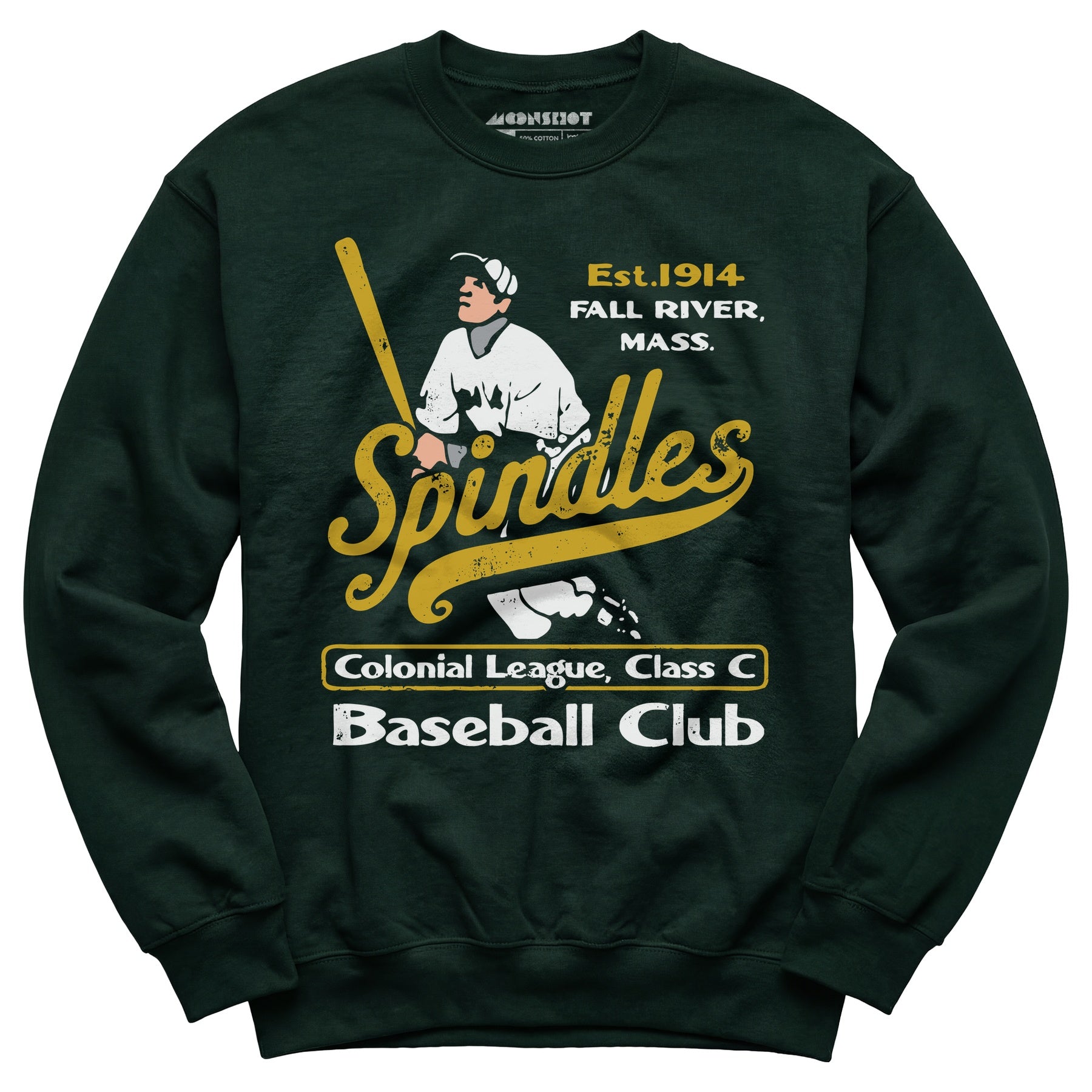 Fall River Spindles - Massachusetts - Vintage Defunct Baseball Teams - Unisex Sweatshirt