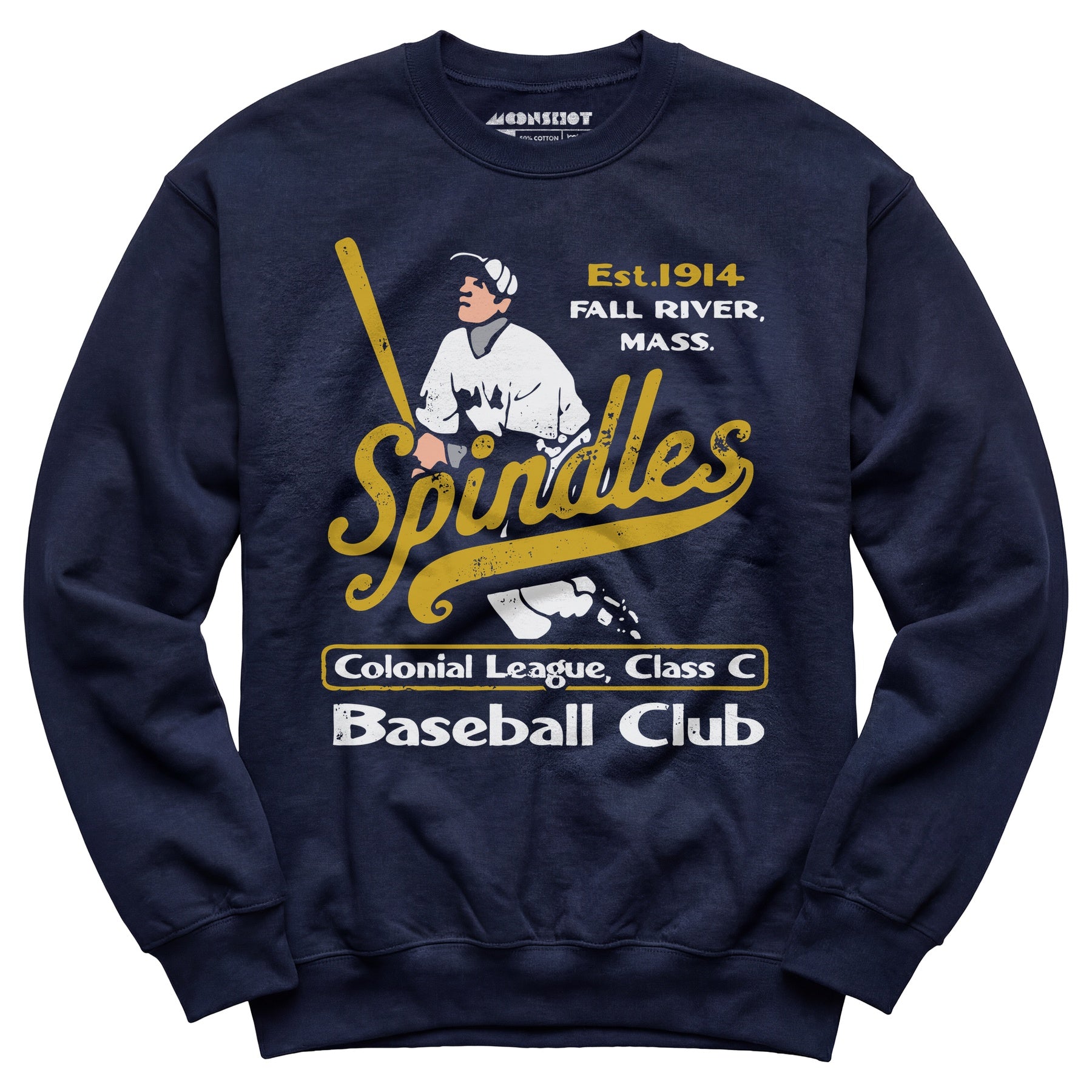 Fall River Spindles - Massachusetts - Vintage Defunct Baseball Teams - Unisex Sweatshirt