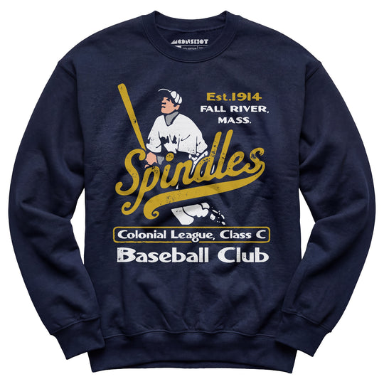 Fall River Spindles - Massachusetts - Vintage Defunct Baseball Teams - Unisex Sweatshirt