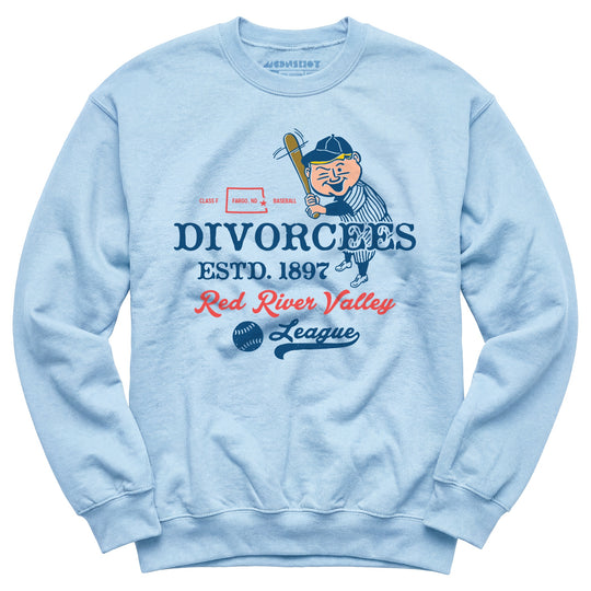 Fargo Divorcees - North Dakota - Vintage Defunct Baseball Teams - Unisex Sweatshirt