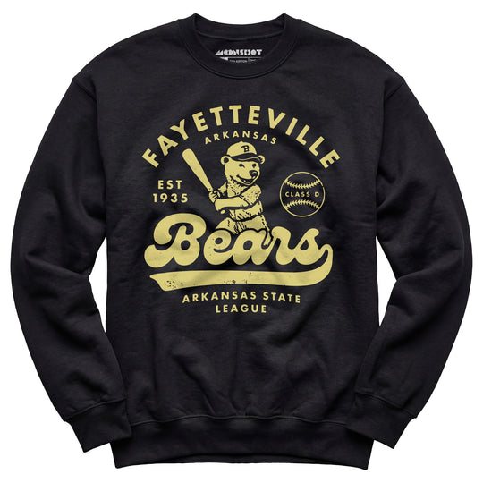 Fayetteville Bears - Arkansas - Vintage Defunct Baseball Teams - Unisex Sweatshirt