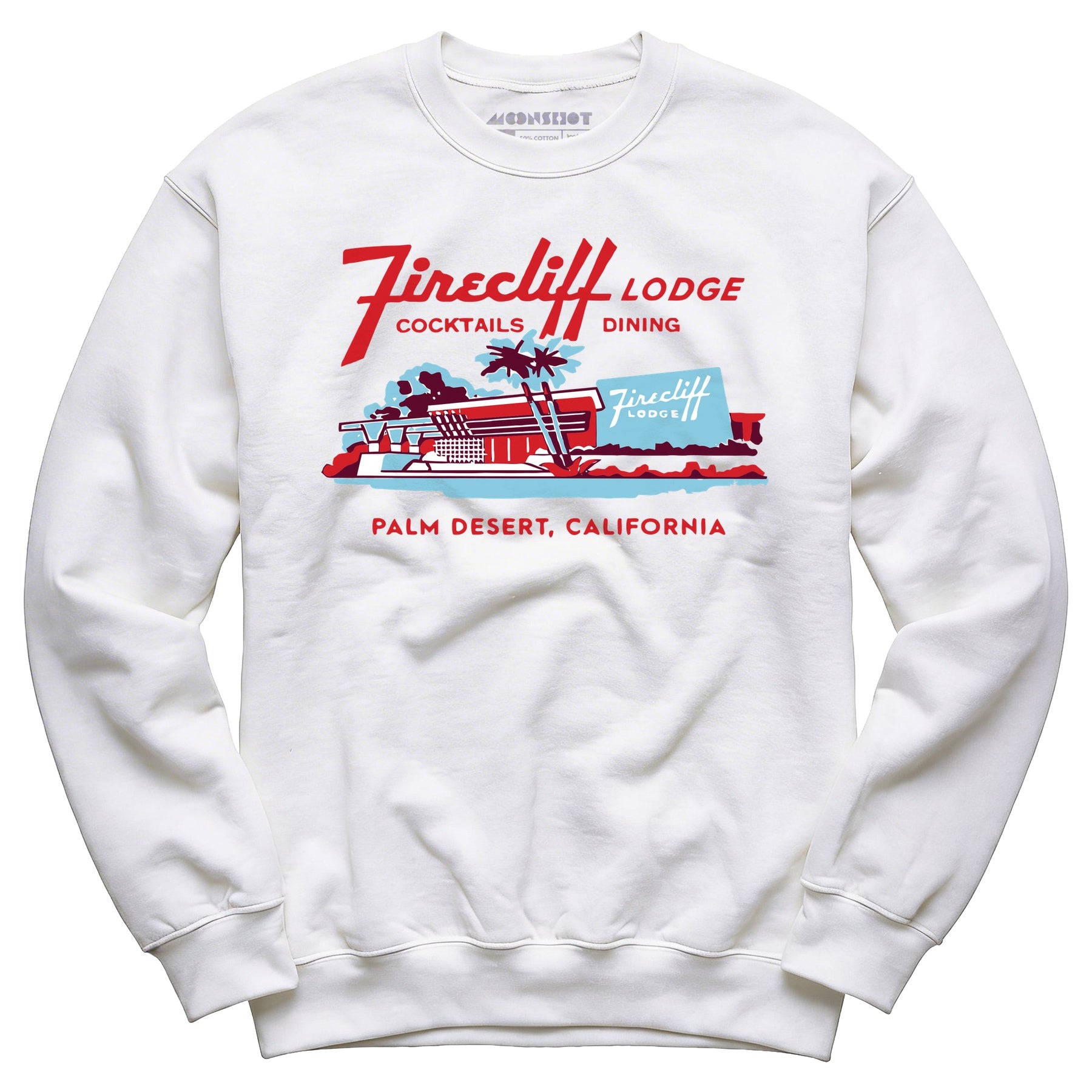 Firecliff Lodge Hotel - Vintage Greater Palm Springs, CA - Unisex Sweatshirt