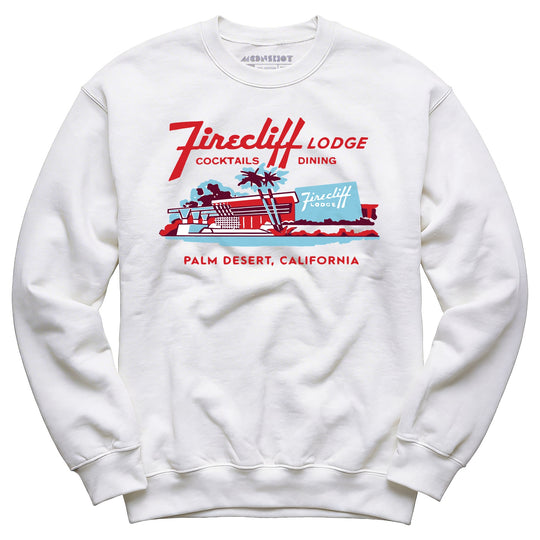 Firecliff Lodge Hotel - Vintage Greater Palm Springs, CA - Unisex Sweatshirt