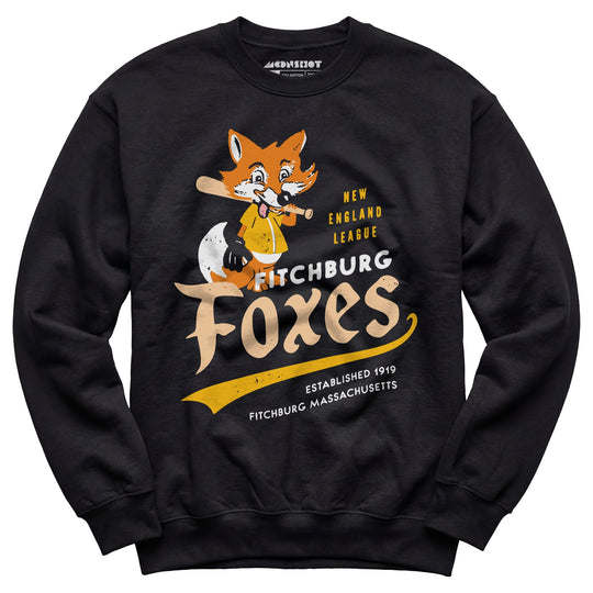 Fitchburg Foxes - Massachusetts - Vintage Defunct Baseball Teams - Unisex Sweatshirt