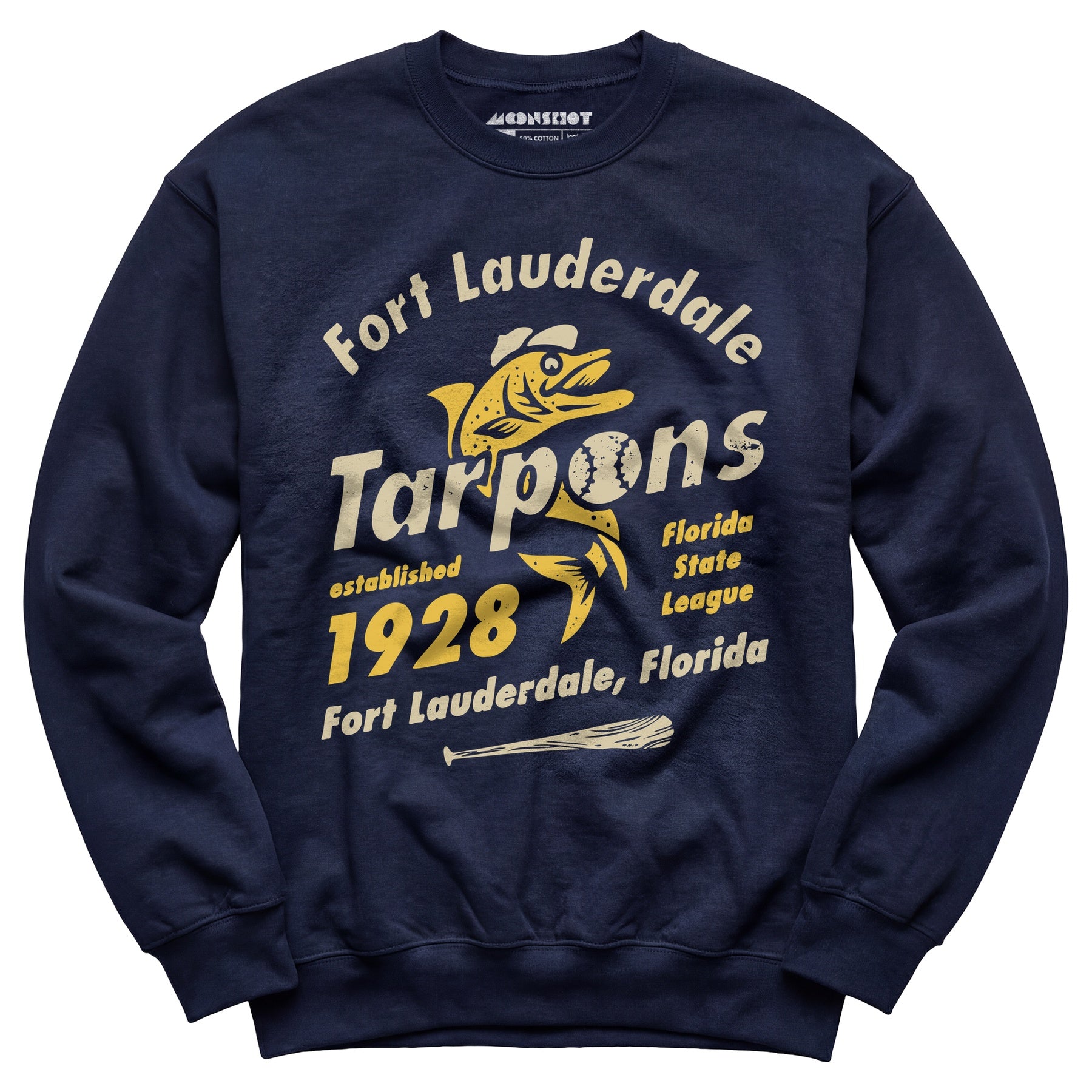 Fort Lauderdale Tarpons - Florida - Vintage Defunct Baseball Teams - Unisex Sweatshirt