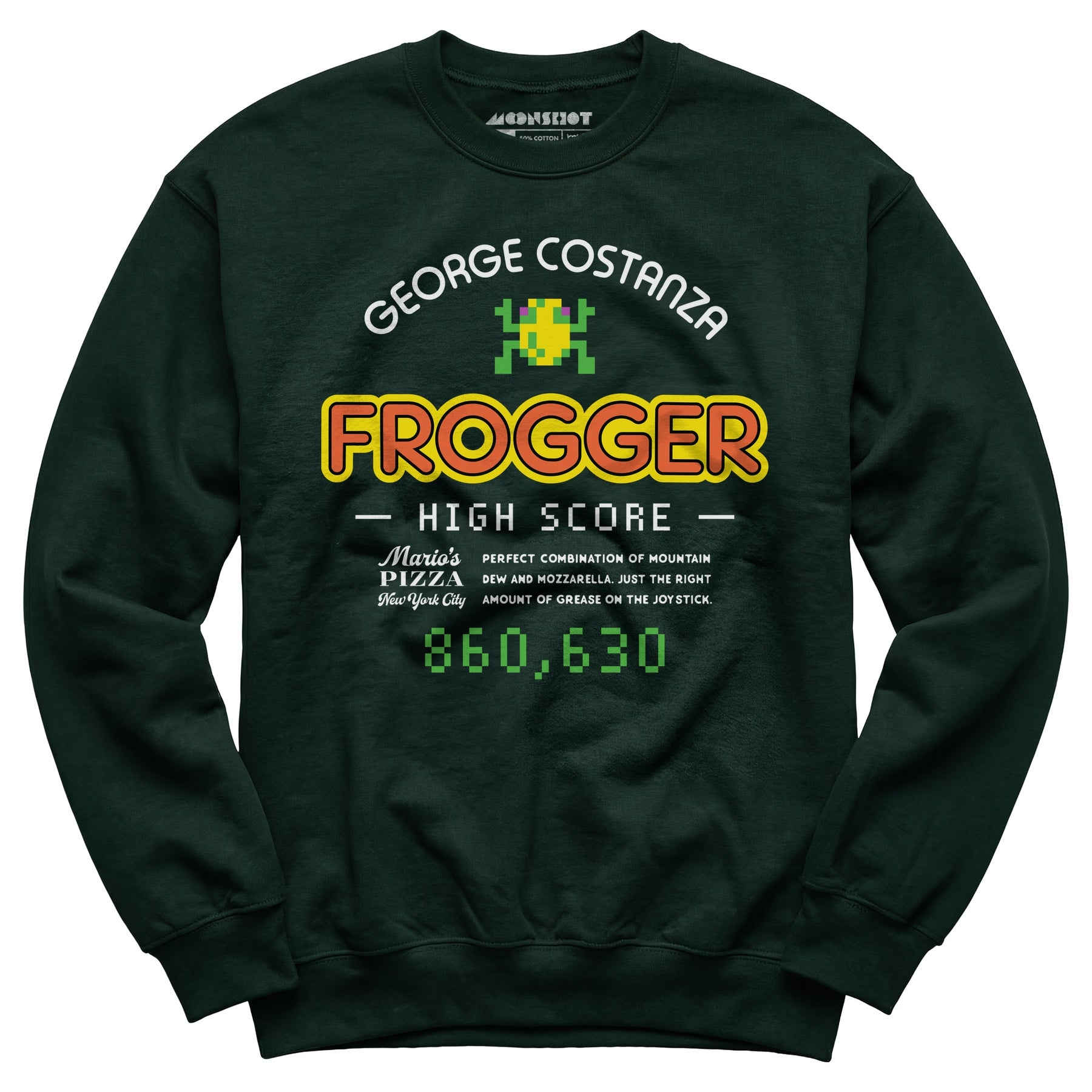 George Costanza Frogger High Score - Mario's Pizza - Unisex Sweatshirt