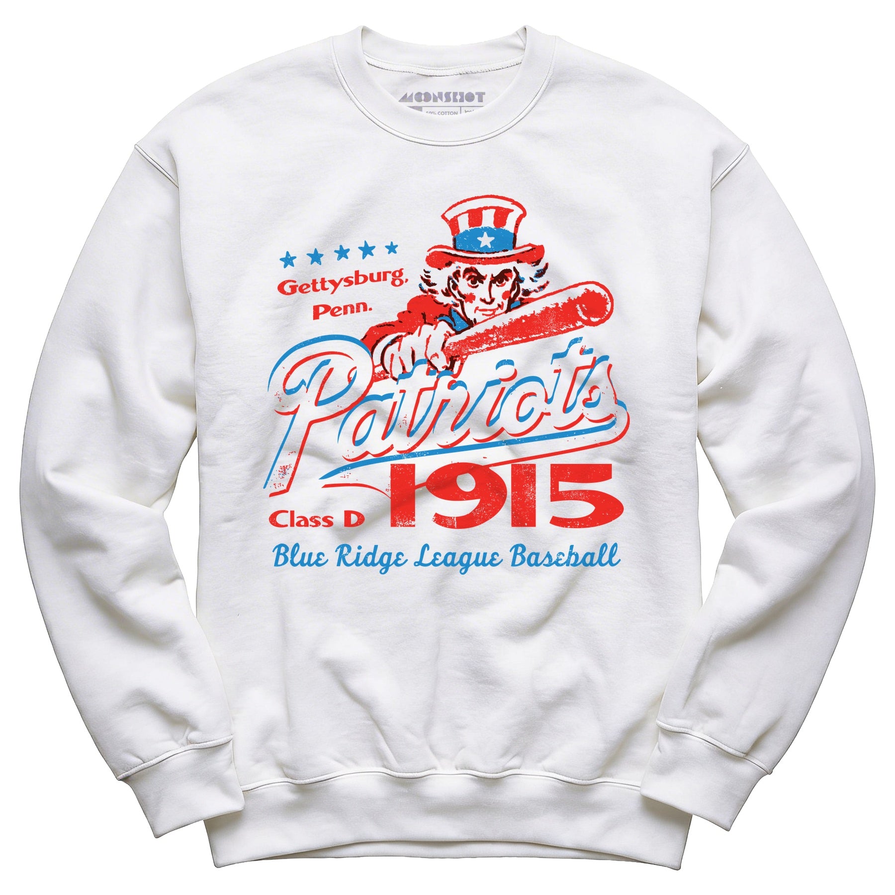 Gettysburg Patriots - Pennsylvania - Vintage Defunct Baseball Teams - Unisex Sweatshirt