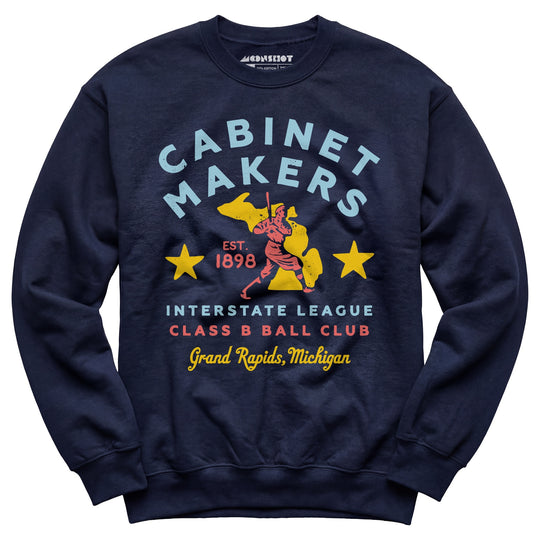 Grand Rapids Cabinet Makers - Michigan - Vintage Defunct Baseball Teams - Unisex Sweatshirt