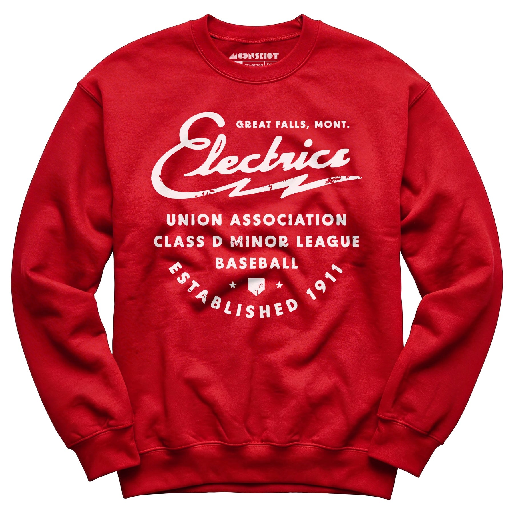 Great Falls Electrics - Montana - Vintage Defunct Baseball Teams - Unisex Sweatshirt