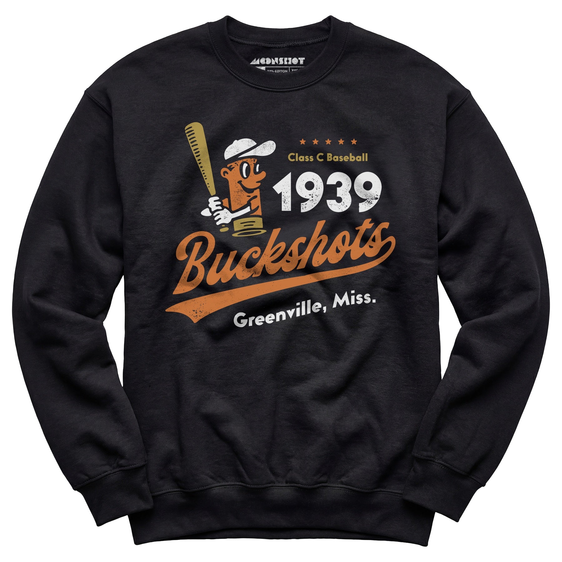 Greenville Buckshots - Mississippi - Vintage Defunct Baseball Teams - Unisex Sweatshirt