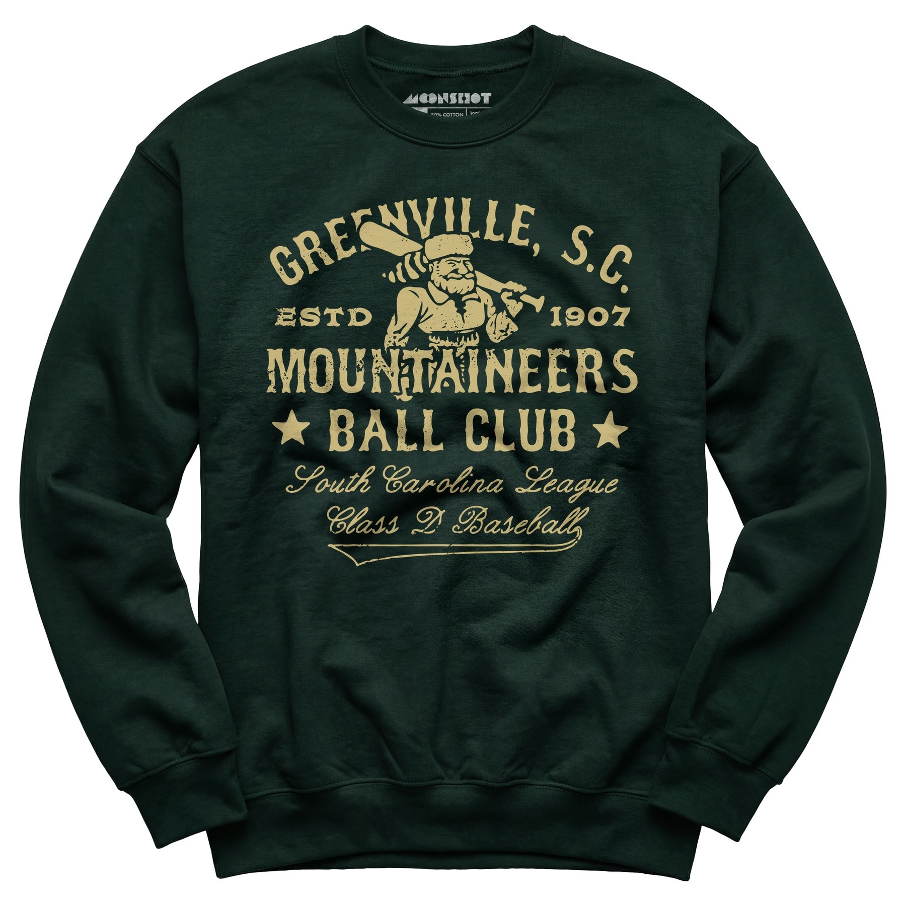 Greenville Mountaineers - South Carolina - Vintage Defunct Baseball Teams - Unisex Sweatshirt
