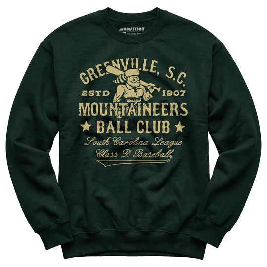 Greenville Mountaineers - South Carolina - Vintage Defunct Baseball Teams - Unisex Sweatshirt